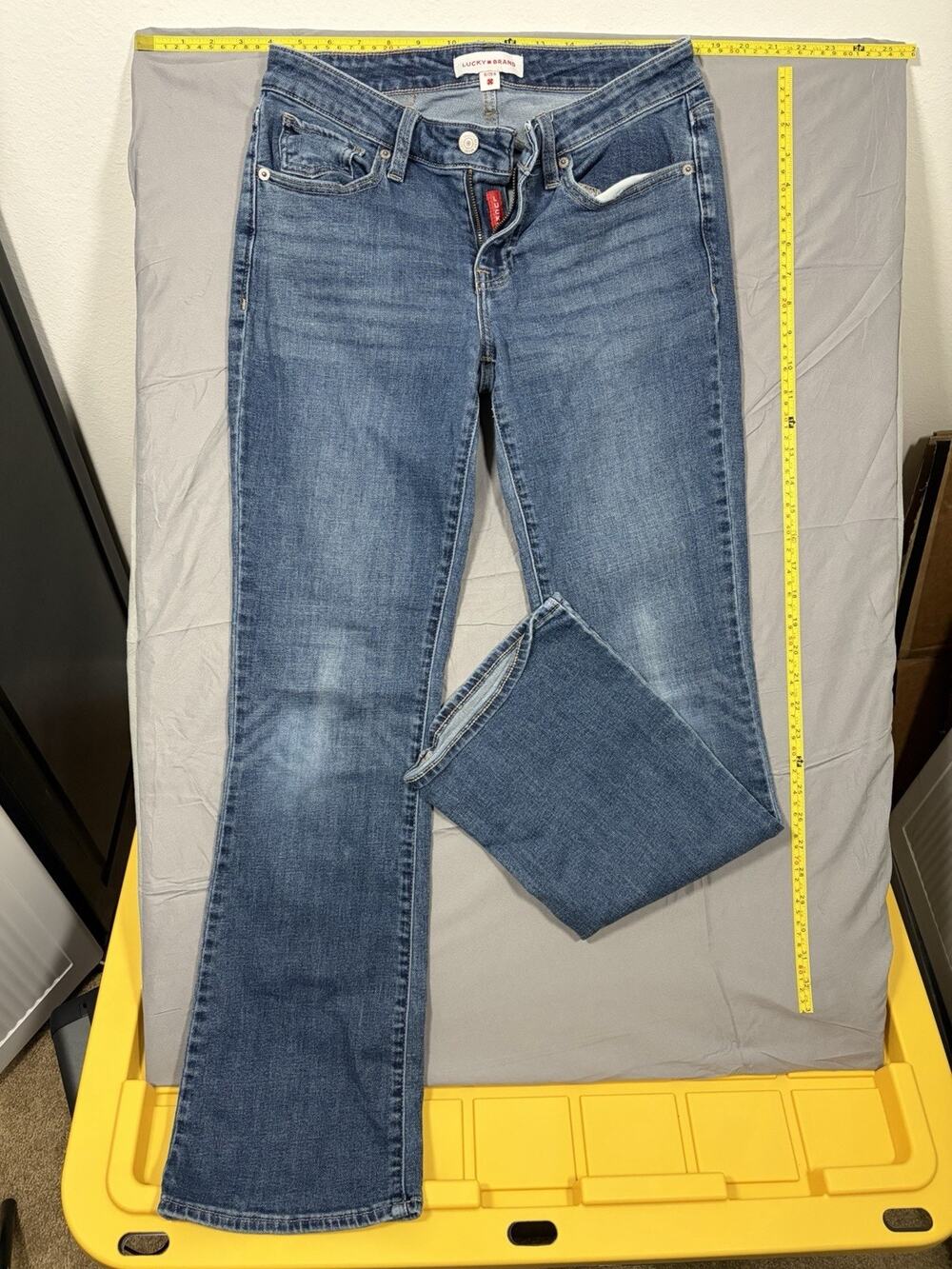 Lucky Brand Sweet N Low Bootcut Jeans Dark Wash Blue Denim Size 8/29 Regular